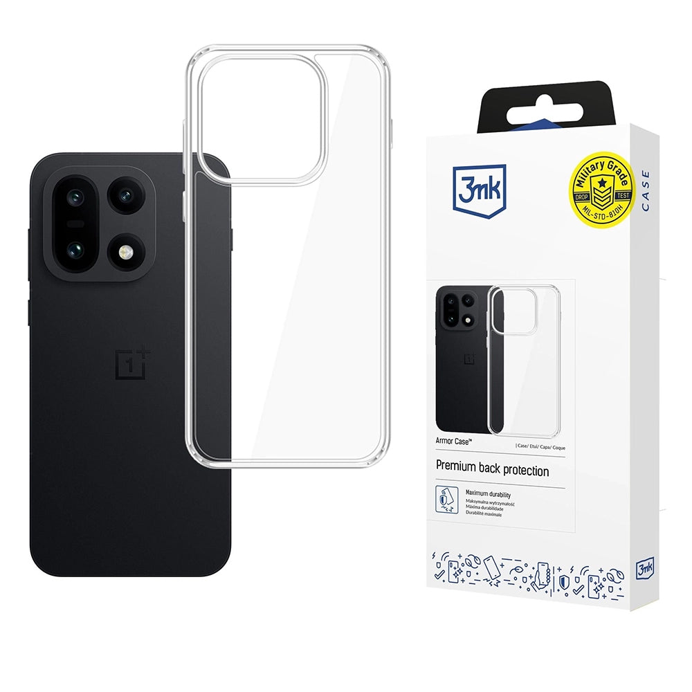 Hülle für OnePlus 15, 3MK, Armor, Transparent
