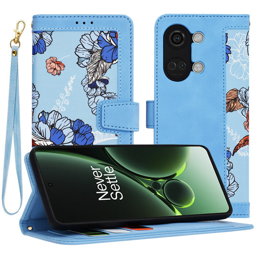 Hülle für OnePlus Nord 3, Techsuit, FlipCraft, Blau