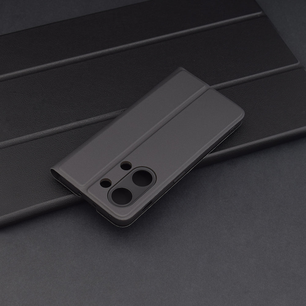 Hülle für OnePlus Nord 3, Techsuit, Magskin Book, Schwarz