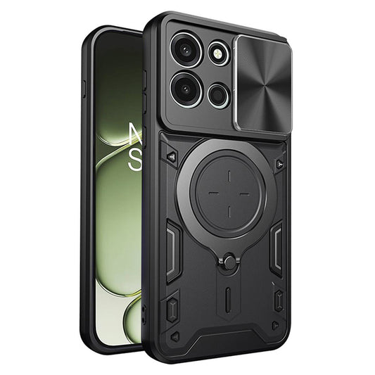 Hülle für OnePlus Nord 6, Techsuit, CamGuard Pro, Schwarz