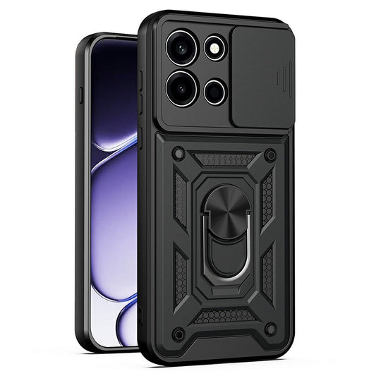 Hülle für OnePlus Nord 6, Techsuit, CamShield, Schwarz