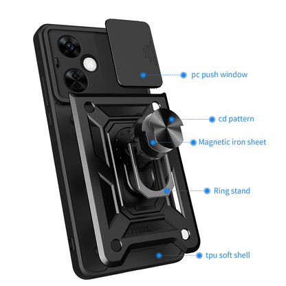 Hülle für OnePlus Nord CE4 Lite, Techsuit, CamShield, Rosa
