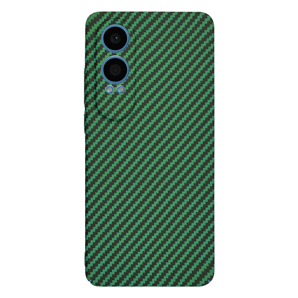 Hülle für OnePlus Nord CE4 Lite, Techsuit, Carbonite FiberShell, Grün