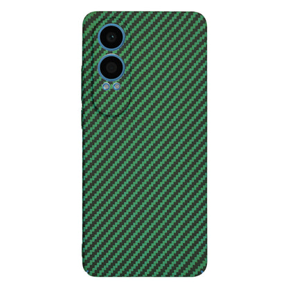 Hülle für OnePlus Nord CE4 Lite, Techsuit, Carbonite FiberShell, Grün