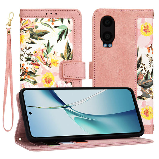 Hülle für OnePlus Nord CE4 Lite, Techsuit, FlipCraft, Rosa
