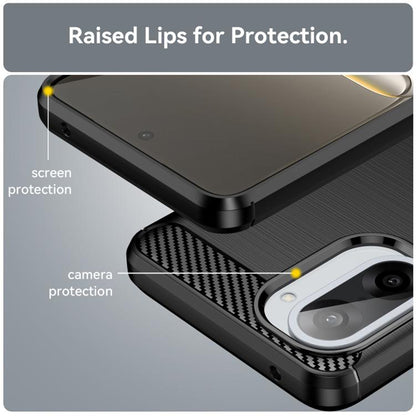 Hülle für OnePlus Nord CE5, Techsuit, Carbon, Schwarz
