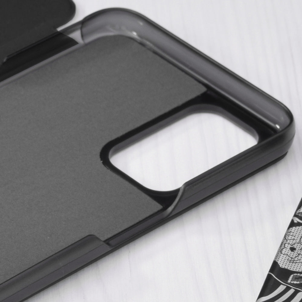 Hülle für OnePlus Nord N200 5G / Oppo A74 5G / A54 5G, Techsuit, eFold, Schwarz