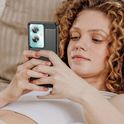 Hülle für OnePlus Nord N30 SE / Oppo A79, Techsuit, Carbon, Schwarz