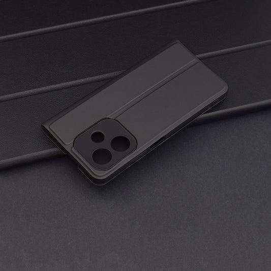 Hülle für Oppo A3 4G / A3, Techsuit, Magskin Book, Schwarz