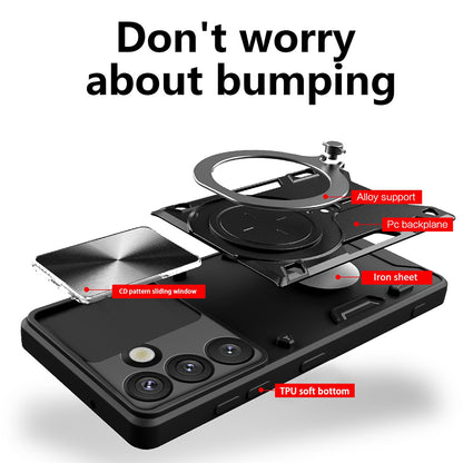 Hülle für Oppo A5 4G / A5 5G, Techsuit, CamGuard Pro, Rot