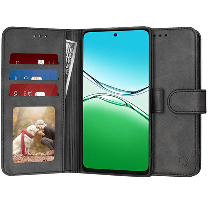 Hülle für Oppo A5 Pro 4G / A5 Pro, Techsuit, Diary Book, Schwarz