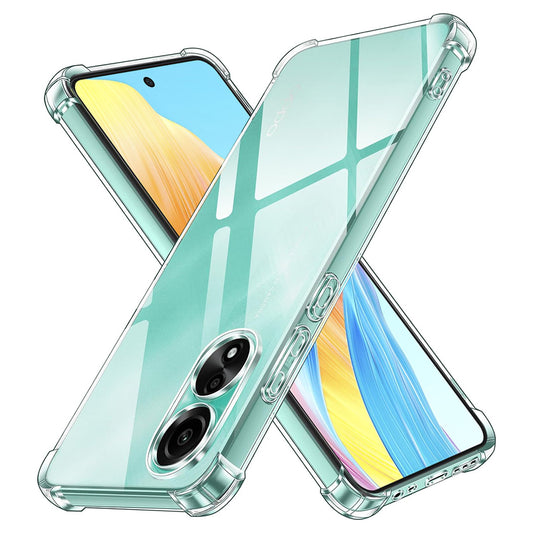 Hülle für Oppo A58 4G, Techsuit, stoßfest klar, transparent