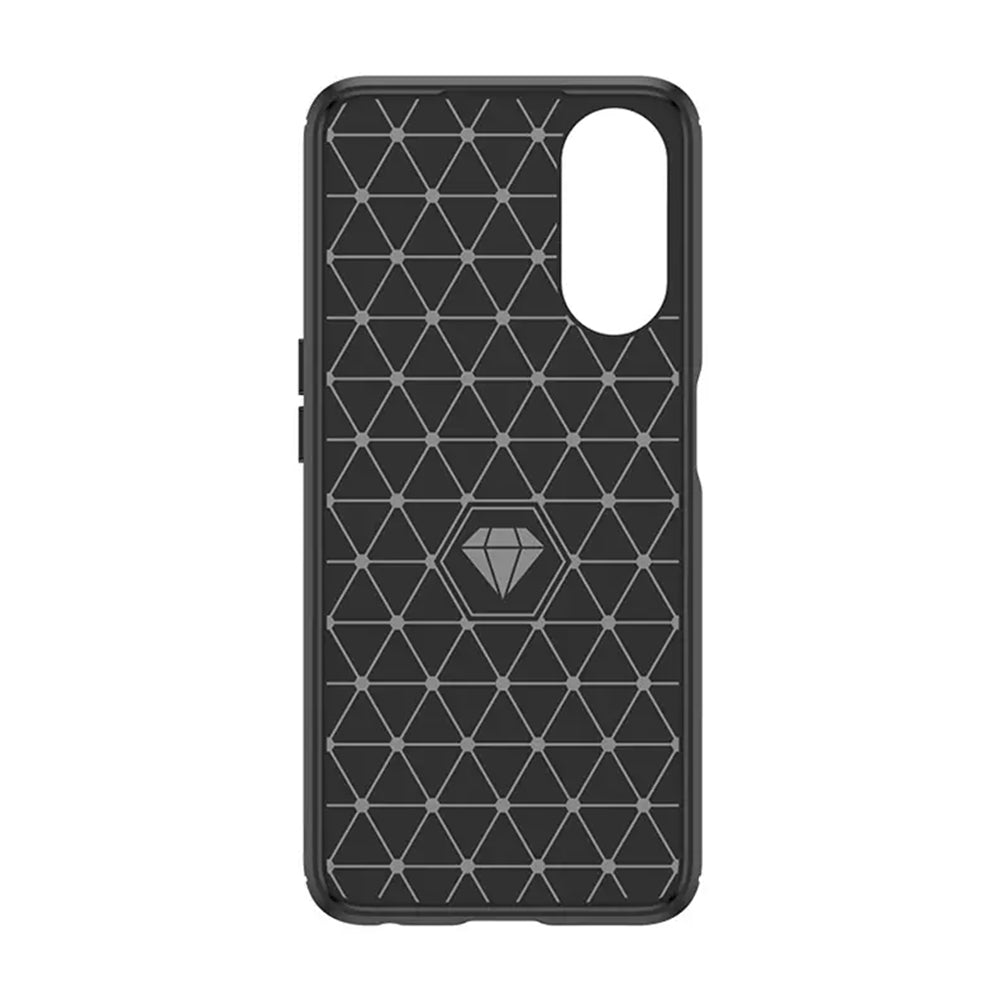Hülle für Oppo A58 5G / A78 5G, Techsuit, Carbon, Schwarz