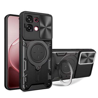 Hülle für Oppo A6 Pro 5G / A6 Pro 4G, Techsuit, CamGuard Pro, Schwarz