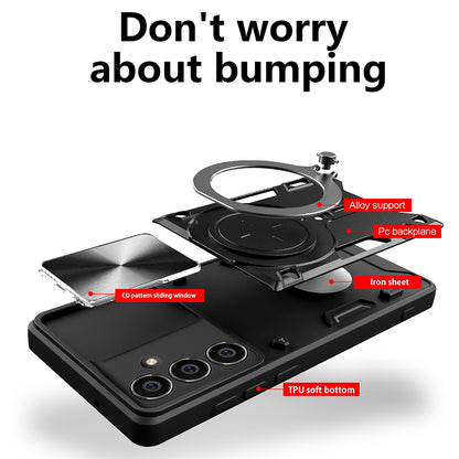 Hülle für Oppo A6 Pro 5G / A6 Pro 4G, Techsuit, CamGuard Pro, Schwarz