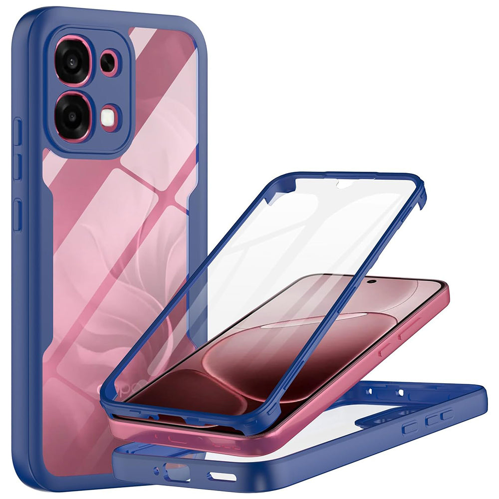 Hülle für Oppo A6 Pro 5G / A6 Pro 4G, Techsuit, ColorVerse 360, Blau