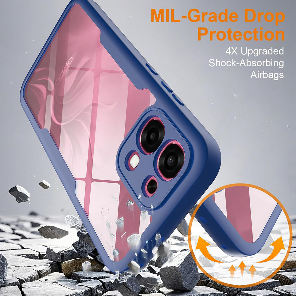 Hülle für Oppo A6 Pro 5G / A6 Pro 4G, Techsuit, ColorVerse 360, Blau