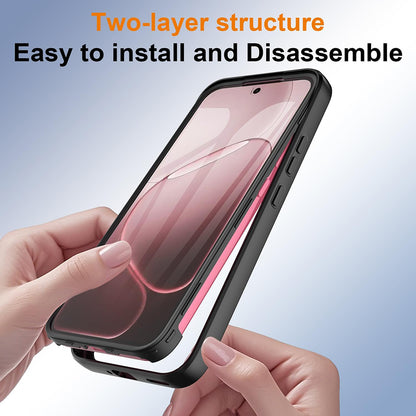 Hülle für Oppo A6 Pro 5G / A6 Pro 4G, Techsuit, ColorVerse 360, Schwarz