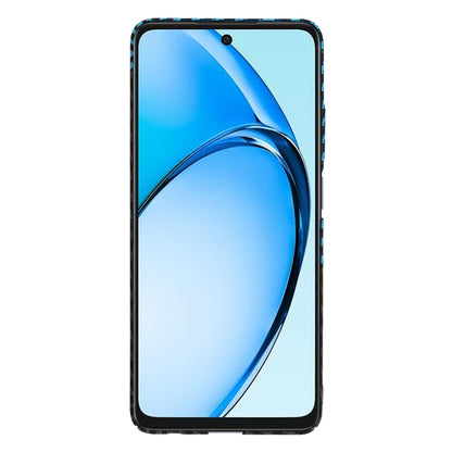 Hülle für Oppo A60, Techsuit, Carbonite FiberShell, Schwarz Blau