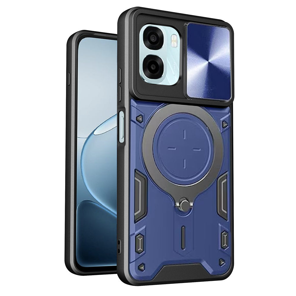 Hülle für Oppo A6k 4G / A6x 4G / A6x / A6 4G, Techsuit, CamGuard Pro, Blau