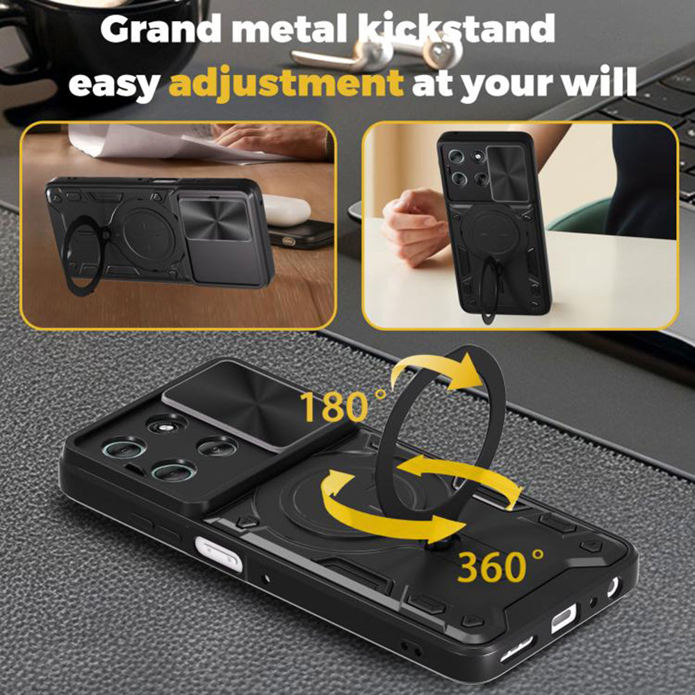 Hülle für Oppo A6k 4G / A6x 4G / A6x / A6 4G, Techsuit, CamGuard Pro, Blau