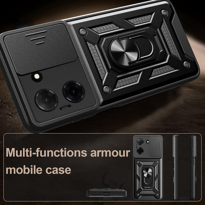 Hülle für Oppo A6k 4G / A6x 4G / A6x, Techsuit, CamShield, Blau
