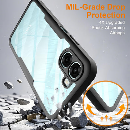 Hülle für Oppo A6k 4G / A6x 4G / A6x, Techsuit, ColorVerse 360, Schwarz