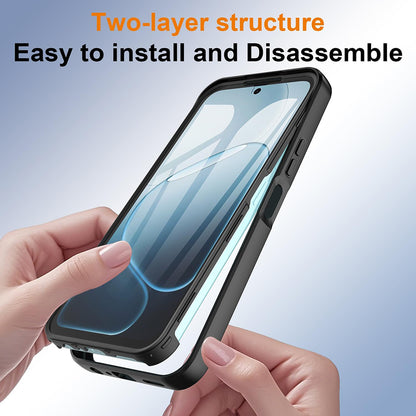 Hülle für Oppo A6k 4G / A6x 4G / A6x, Techsuit, ColorVerse 360, Schwarz