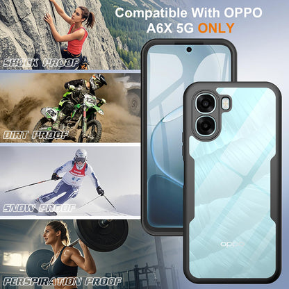 Hülle für Oppo A6k 4G / A6x 4G / A6x, Techsuit, ColorVerse 360, Schwarz