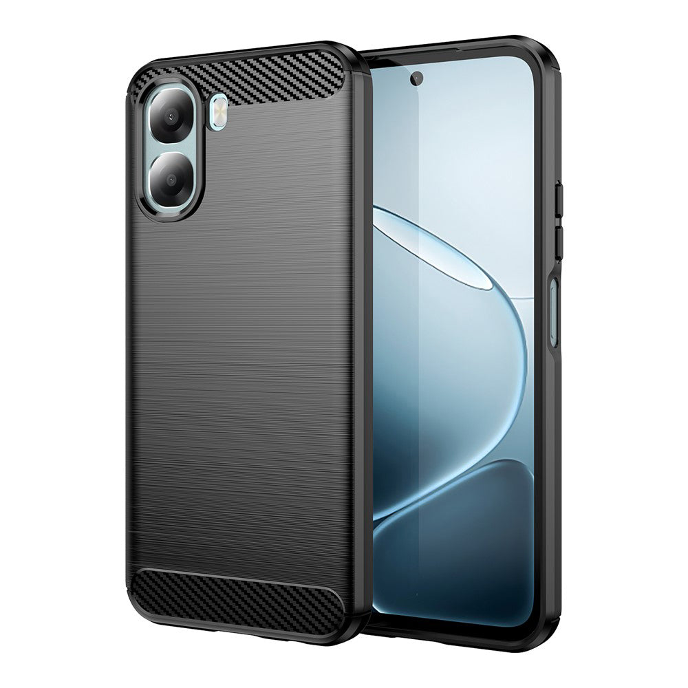 Case for Oppo A6x 4G / A6x, Techsuit, Carbon, Black