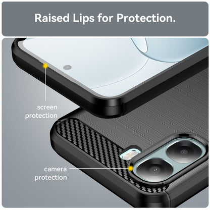 Case for Oppo A6x 4G / A6x, Techsuit, Carbon, Black