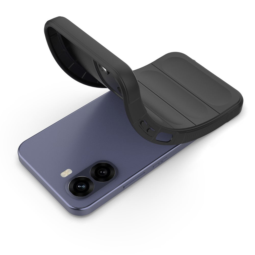 Hülle für Oppo A6x 4G / A6x, Techsuit, Magic Shield, Schwarz