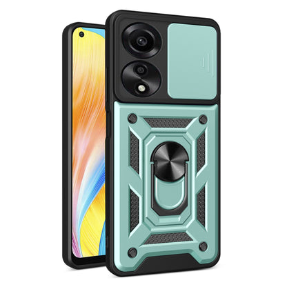 Hülle für Oppo A78 4G, Techsuit, CamShield, Grün