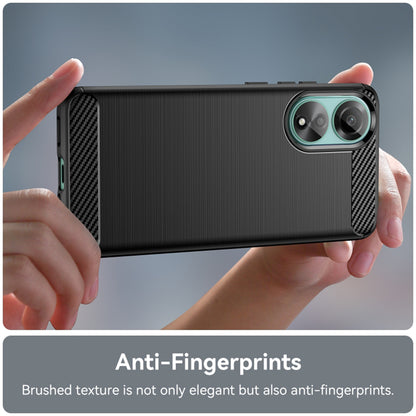 Hülle für Oppo A78 4G, Techsuit, Carbon, Schwarz