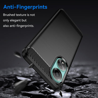 Hülle für Oppo A78 4G, Techsuit, Carbon, Schwarz
