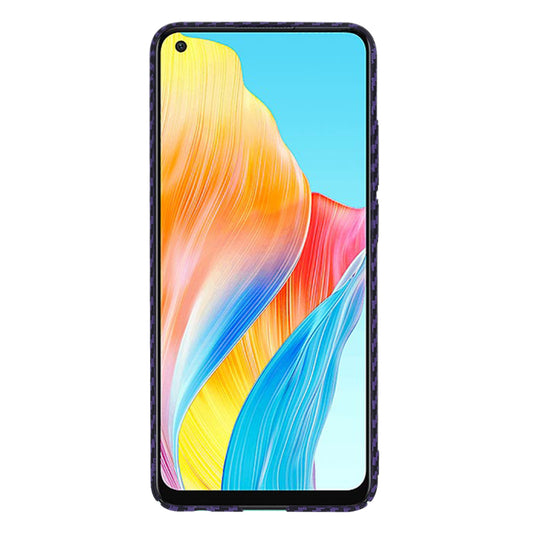 Hülle für Oppo A78 4G, Techsuit, Carbonite FiberShell, Lila