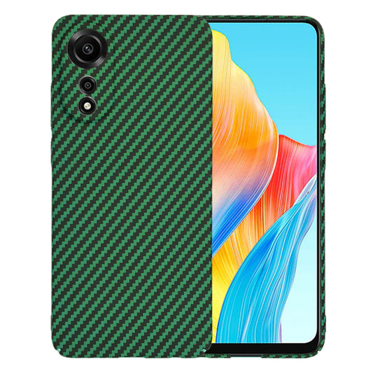 Hülle für Oppo A78 4G, Techsuit, Carbonite FiberShell, Grün