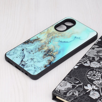 Hülle für Oppo A78 4G, Techsuit, Glaze, Blau
