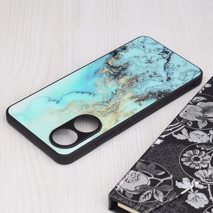 Hülle für Oppo A78 4G, Techsuit, Glaze, Blau