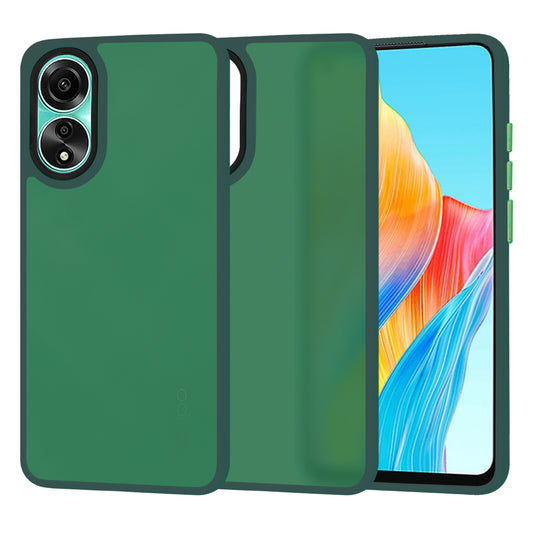 Hülle für Oppo A78 4G, Techsuit, HaloFrost, Grün