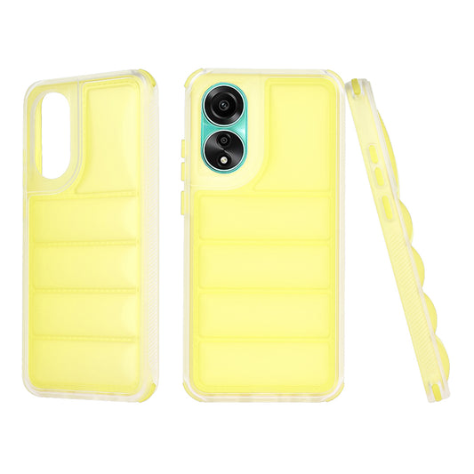Hülle für Oppo A78 4G, Techsuit, Wave Shield, Gelb