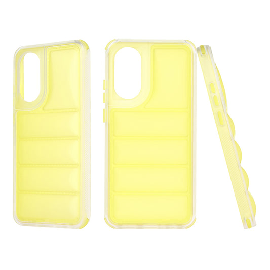 Hülle für Oppo A78 4G, Techsuit, Wave Shield, Gelb