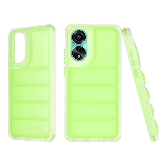 Hülle für Oppo A78 4G, Techsuit, Wave Shield, Grün