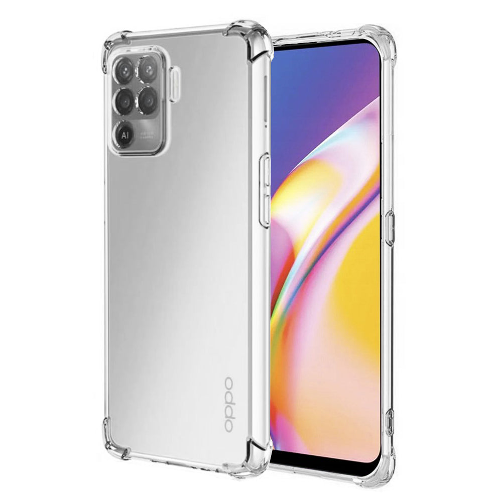 Hülle für Oppo A94 / Reno5 Lite, Techsuit, stoßfest klar, transparent