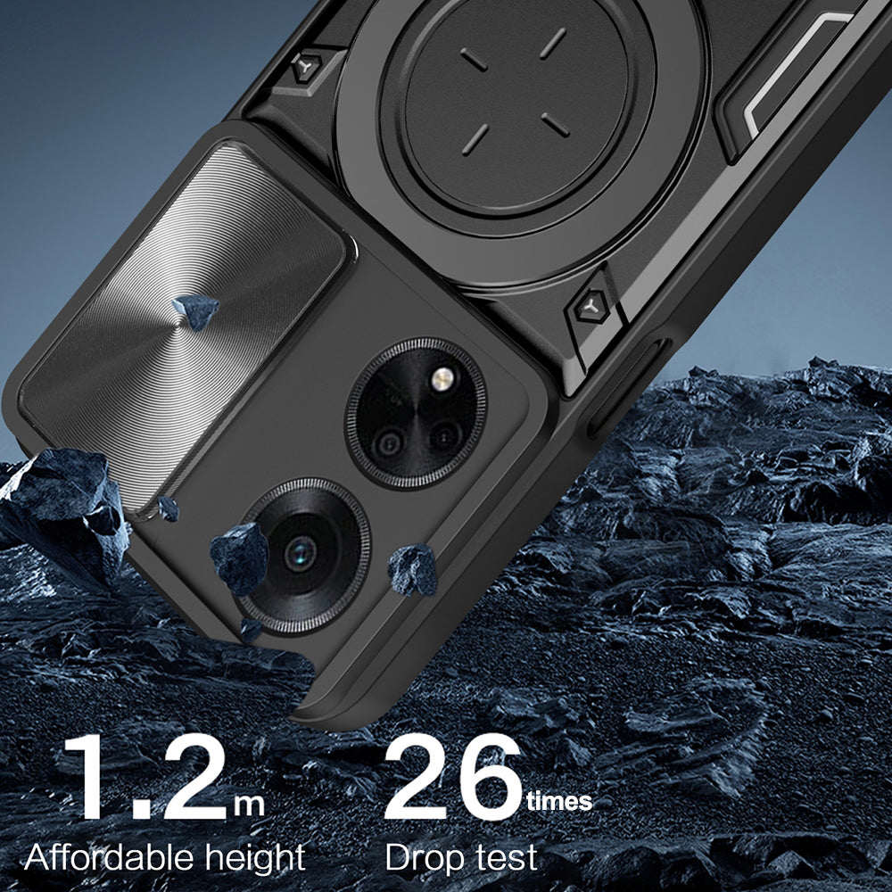 Case for Oppo A98, Techsuit, CamGuard Pro, Black