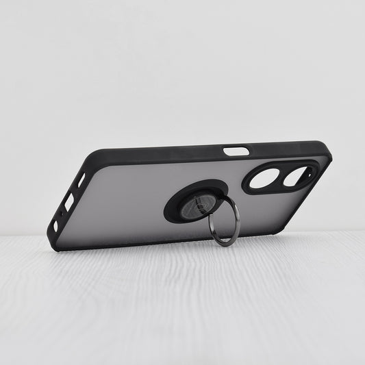 Hülle für Oppo A98, Techsuit, Glinth, Schwarz