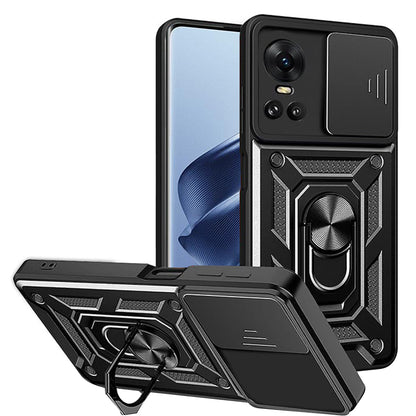 Hülle für Oppo Reno10 / Reno10 Pro, Techsuit, CamShield, Schwarz
