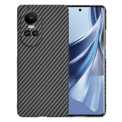 Case for Oppo Reno10 / Reno10 Pro, Techsuit, Carbonite FiberShell, Black