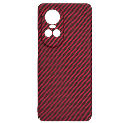 Hülle für Oppo Reno10 / Reno10 Pro, Techsuit, Carbonite FiberShell, Rot