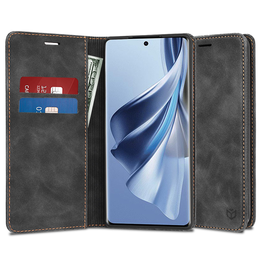 Hülle für Oppo Reno10 / Reno10 Pro, Techsuit, Confy, Schwarz